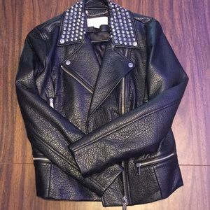 Michael Kors leather studded jacket